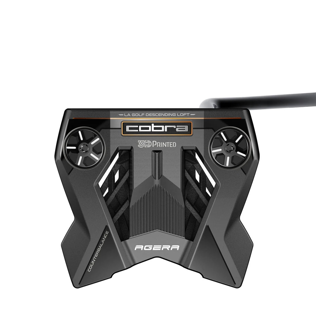 COBRA UNISEX 3DP AGERA COUNTERBALANCE BLACK SINGLE BEND PUTTER 25