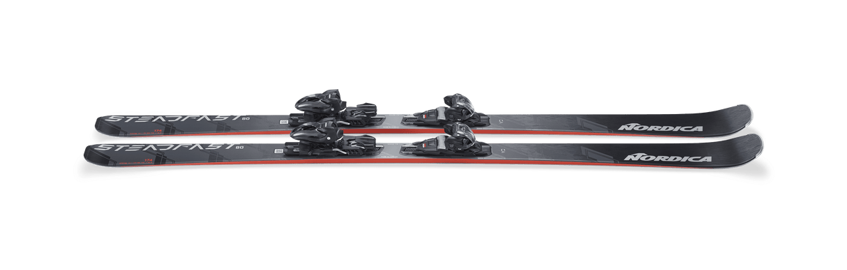 NORDICA MENS STEADFAST 80 TP2 COMPACT 10 FDT DOWNHILL SKIS 26