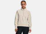 UNDER ARMOUR WOMENS UA RIVAL FLEECE 1/2 ZIP SWEATER 25