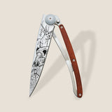 DEEJO 37G HUNTING SCENE KNIFE 25