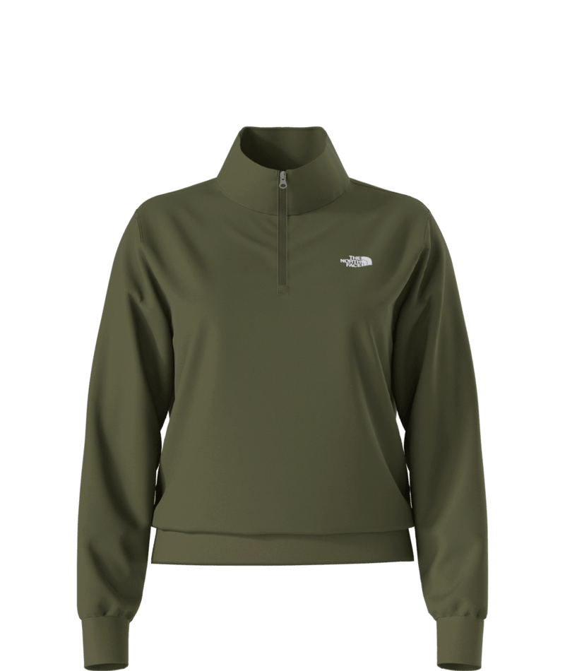 THE NORTH FACE WOMENS EVOLUTION SIMPLE DOME ¼ ZIP SWEATER