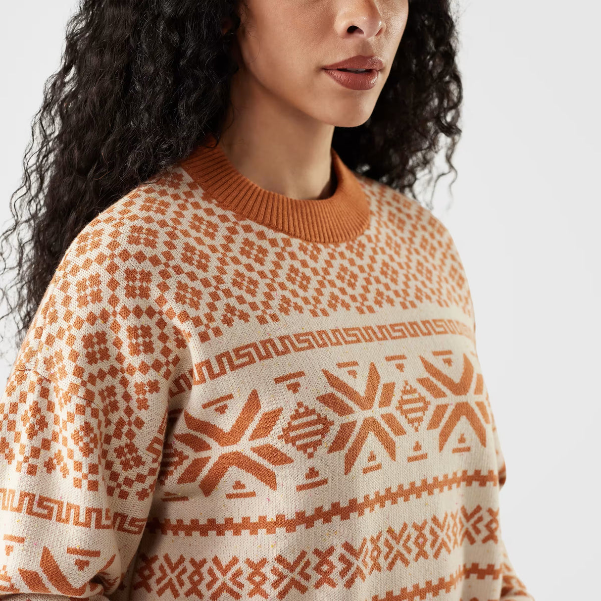 SMARTWOOL WOMENS EDGEWOOD HERITAGE CREW SWEATER