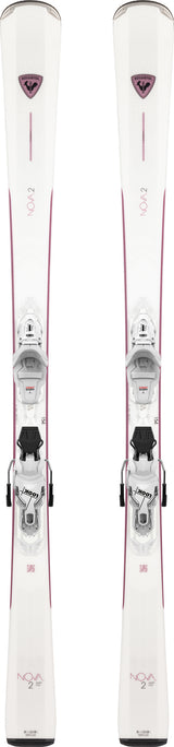 ROSSIGNOL WOMENS NOVA 2 W/ XP10 GW DOWNHILL SKIS 26