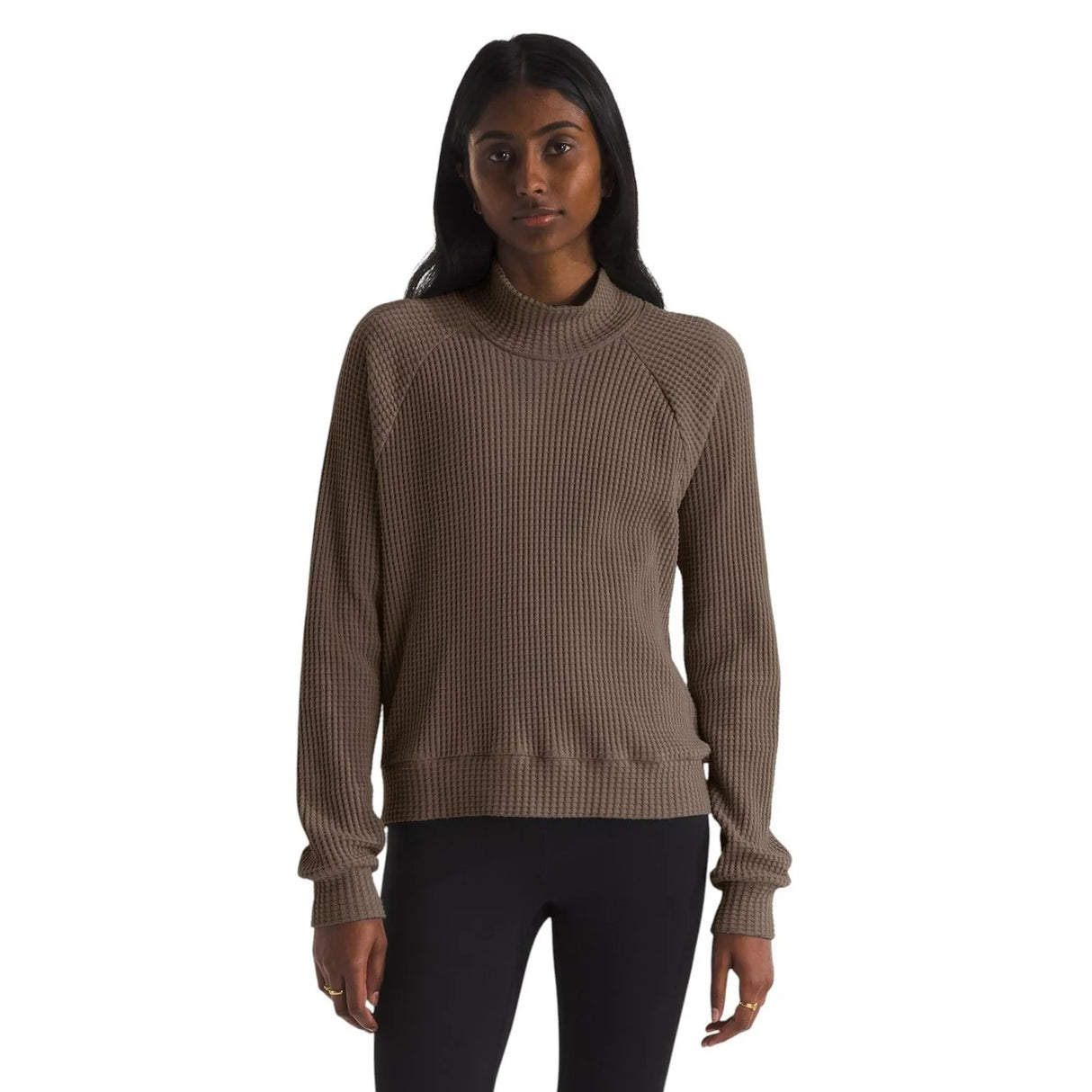 THE NORTH FACE WOMENS MOCK NECK CHABOT SWEATER