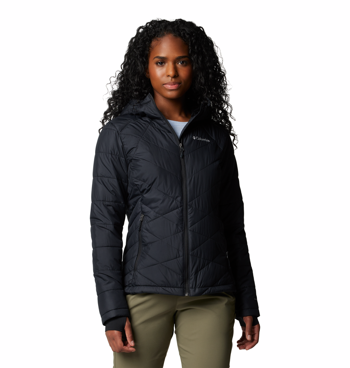 COLUMBIA WOMENS HEAVENLY™ HOODED WINTER JACKET