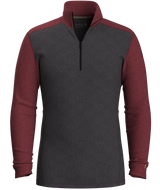 SMARTWOOL MENS CLASSIC THERMAL MERINO 1/4 ZIP BASELAYER TOP