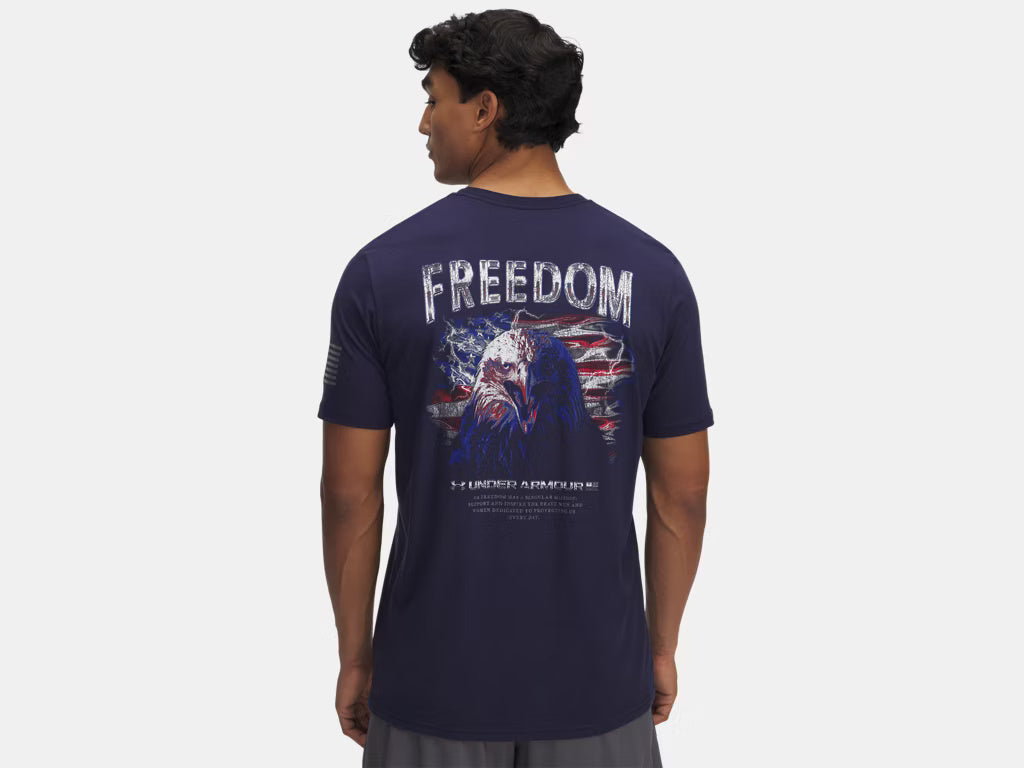 UNDER ARMOUR MENS UA FREEDOM EAGLE SHORT SLEEVE SHIRT 25