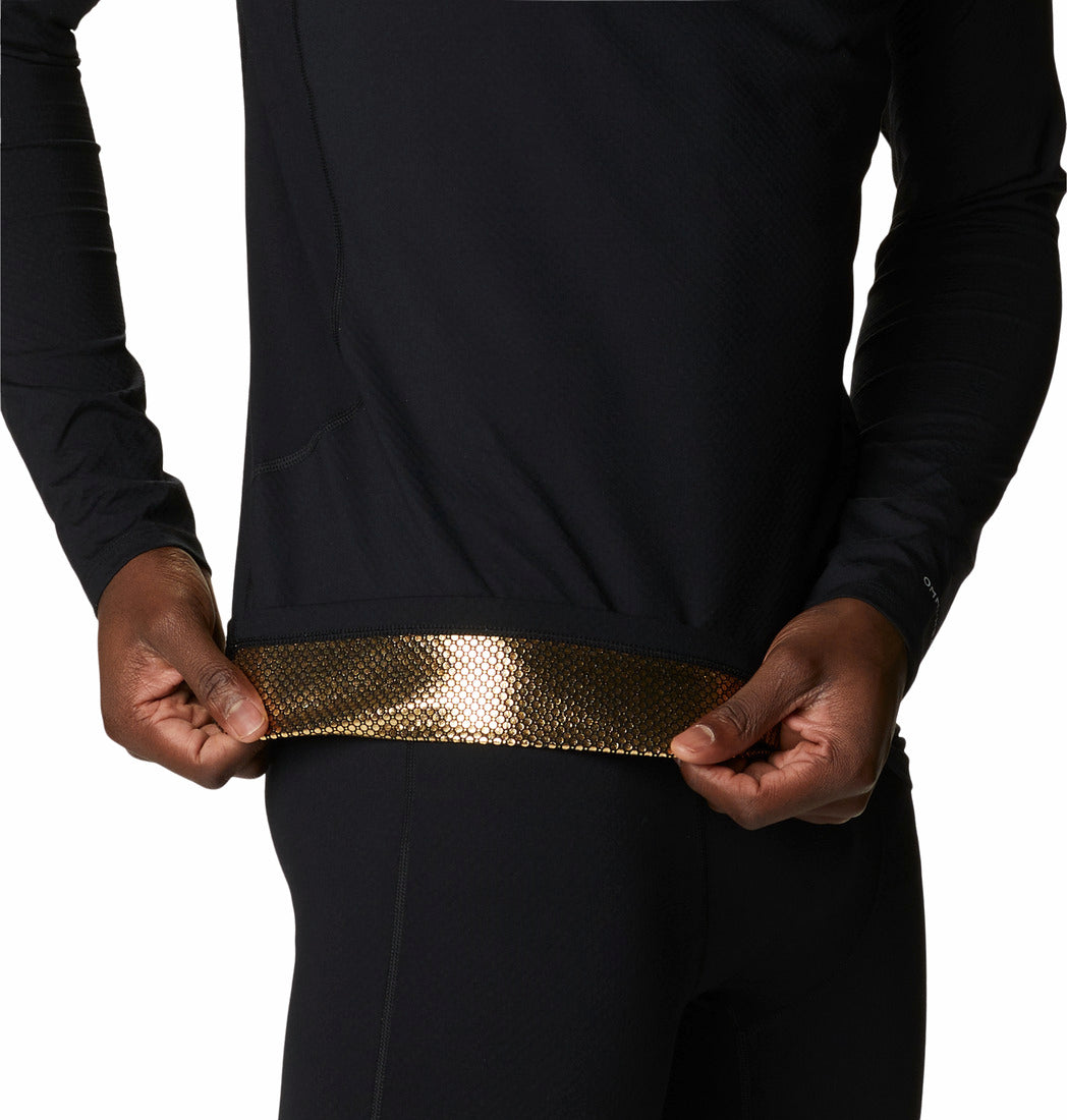 COLUMBIA MENS OMNI-HEAT INFINITY KNIT LONG SLEEVE CREW BASELAYER TOP 26