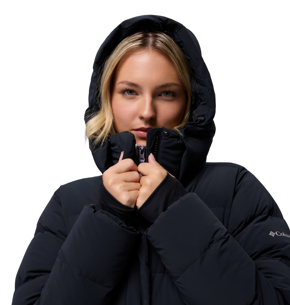 COLUMBIA WOMENS AMAZE PUFF™ LONG HOODED WINTER JACKET 26