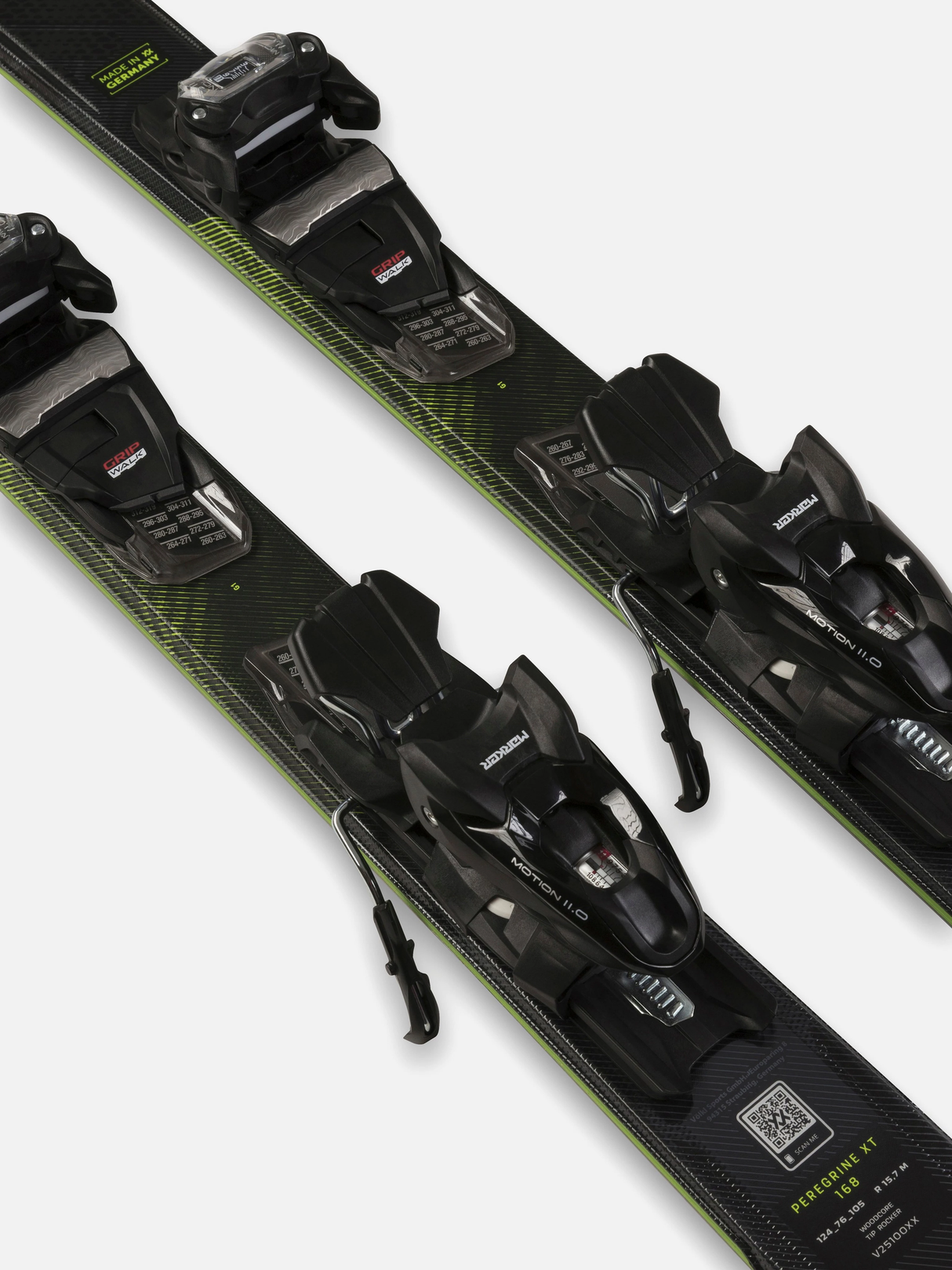 VOLKL UNISEX PEREGRINE XT + VMOTION 10 DOWNHILL SKIS 26
