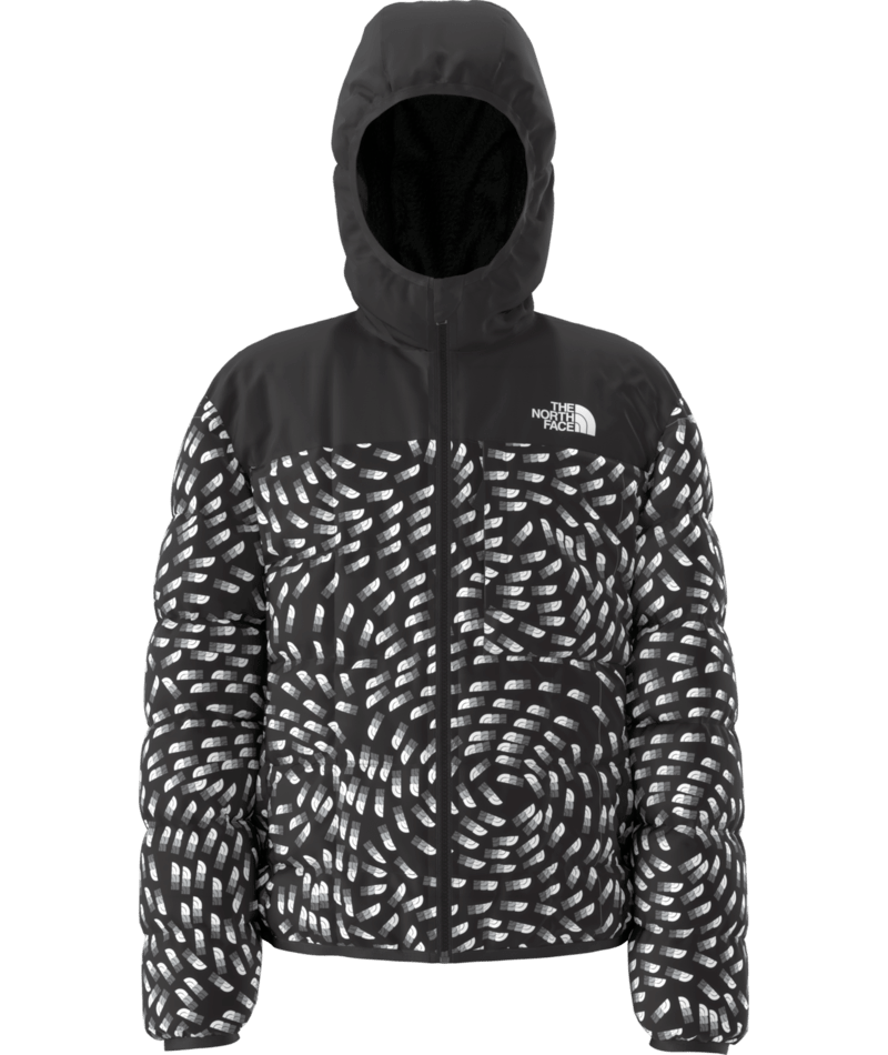 THE NORTH FACE YOUTH BOYS REVERSIBLE SHASTA FULL ZIP HOODED WINTER JACKET