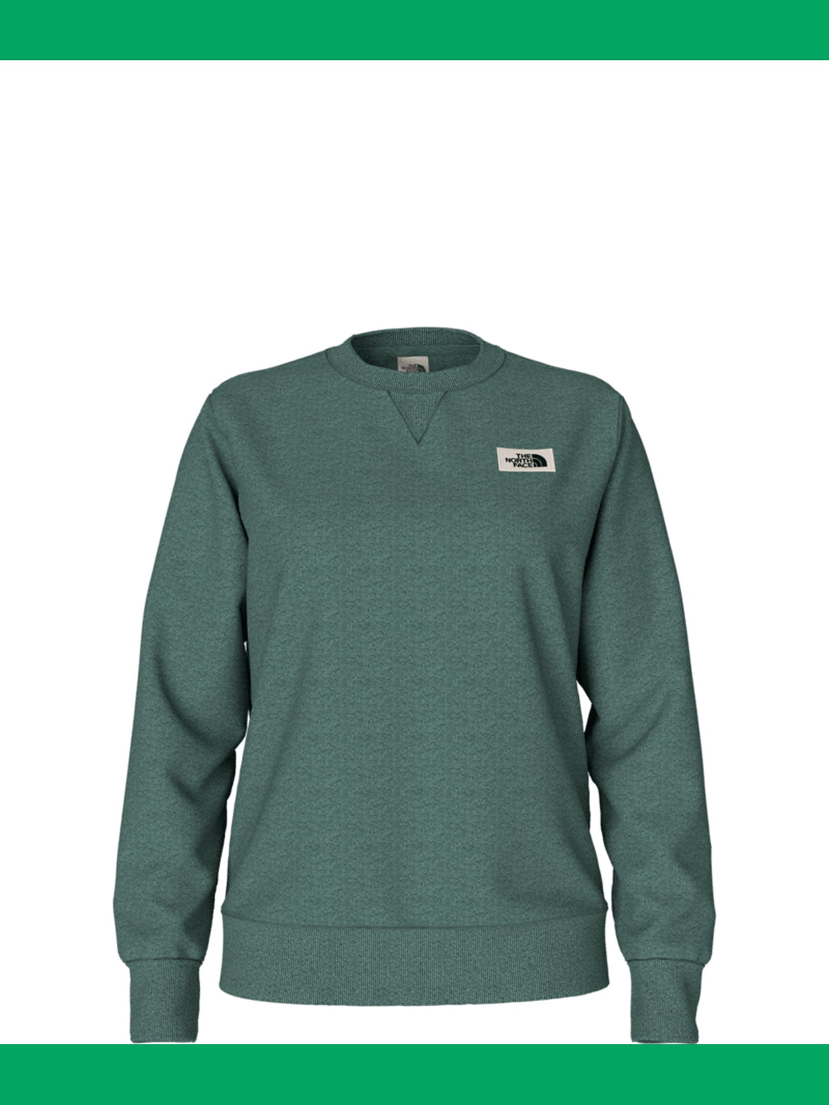 THE NORTH FACE WOMENS  HERITAGE PATCH CREW SWEATER