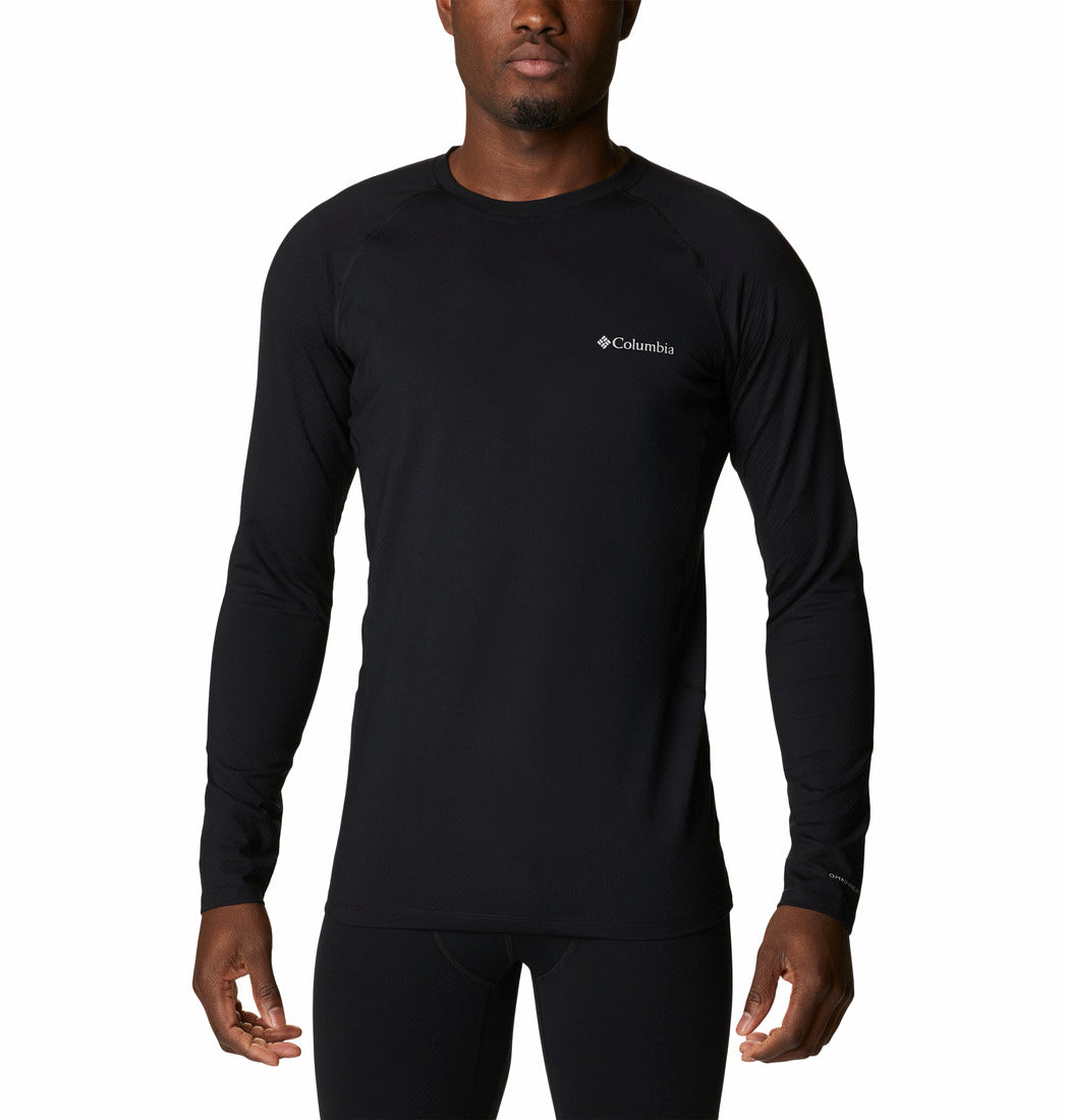 COLUMBIA MENS OMNI-HEAT INFINITY KNIT LONG SLEEVE CREW BASELAYER TOP 26