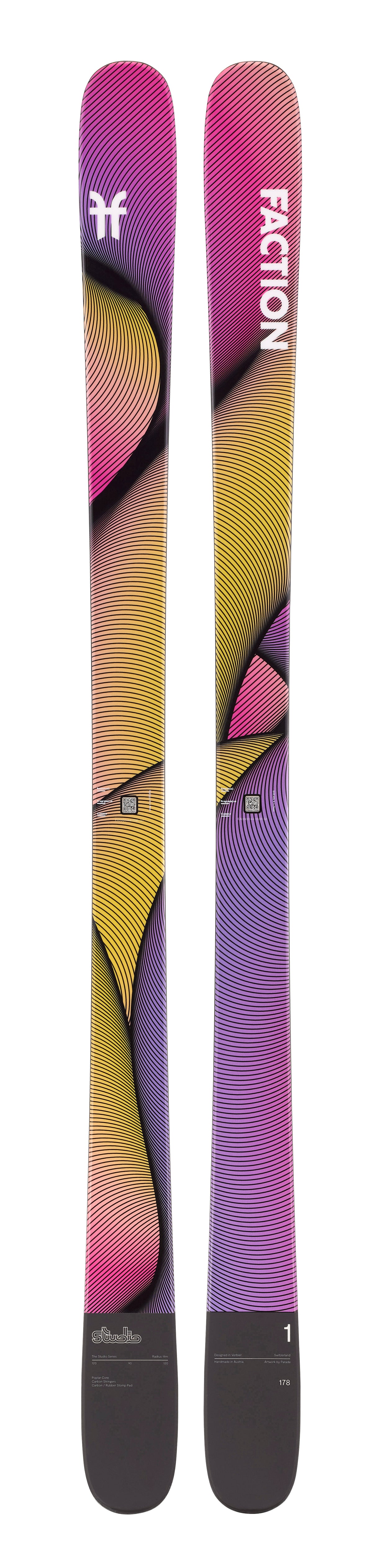 FACTION UNISEX STUDIO 1 DOWNHILL SKIS 26