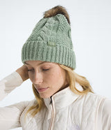 THE NORTH FACE WOMENS OH MEGA FUR POM BEANIE