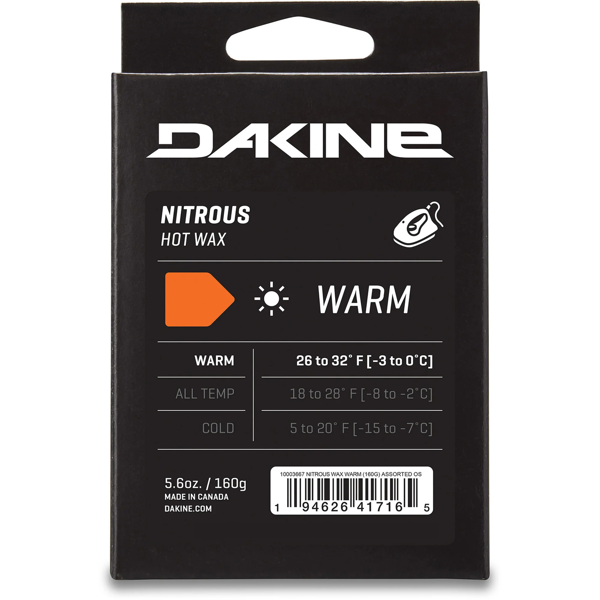 DAKINE UNISEX NITROUS WARM WAX 26