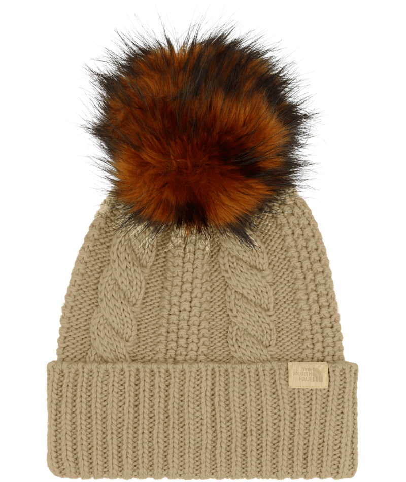 THE NORTH FACE WOMENS OH MEGA FUR POM BEANIE