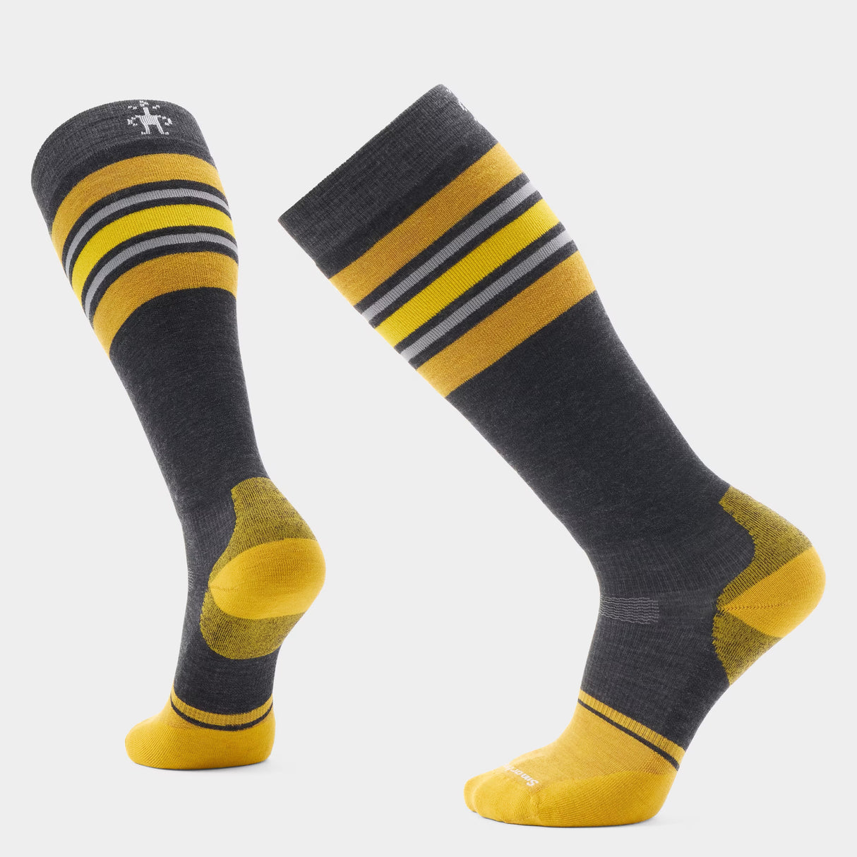 SMARTWOOL MENS SNOWBOARD TARGETED CUSHION STRIPE EXTRA STRETCH OTC SOCKS