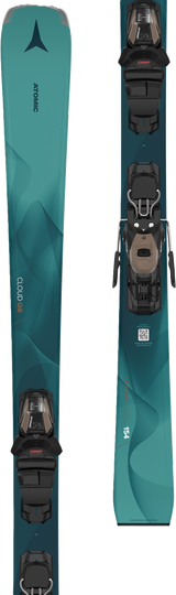 ATOMIC WOMENS CLOUD Q8 W/+M10 GW DOWNHILL SKIS 26