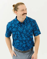 YATTA MENS NAVY DAISY POLO 25