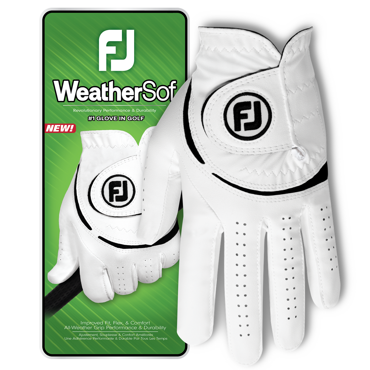 FOOTJOY MENS WEATHERSOF GOLF GLOVE 25