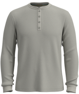 SMARTWOOL MENS WAFFLE HENLEY LONG SLEEVE SHIRT