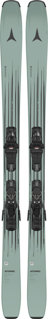 ATOMIC UNISEX MAVERICK 86 C R + M 10 GW DOWNHILL SKIS 26