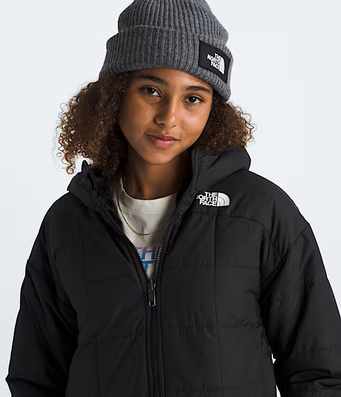 THE NORTH FACE YOUTH GIRLS REVERSIBLE SHASTA SHORT PARKA WINTER JACKET