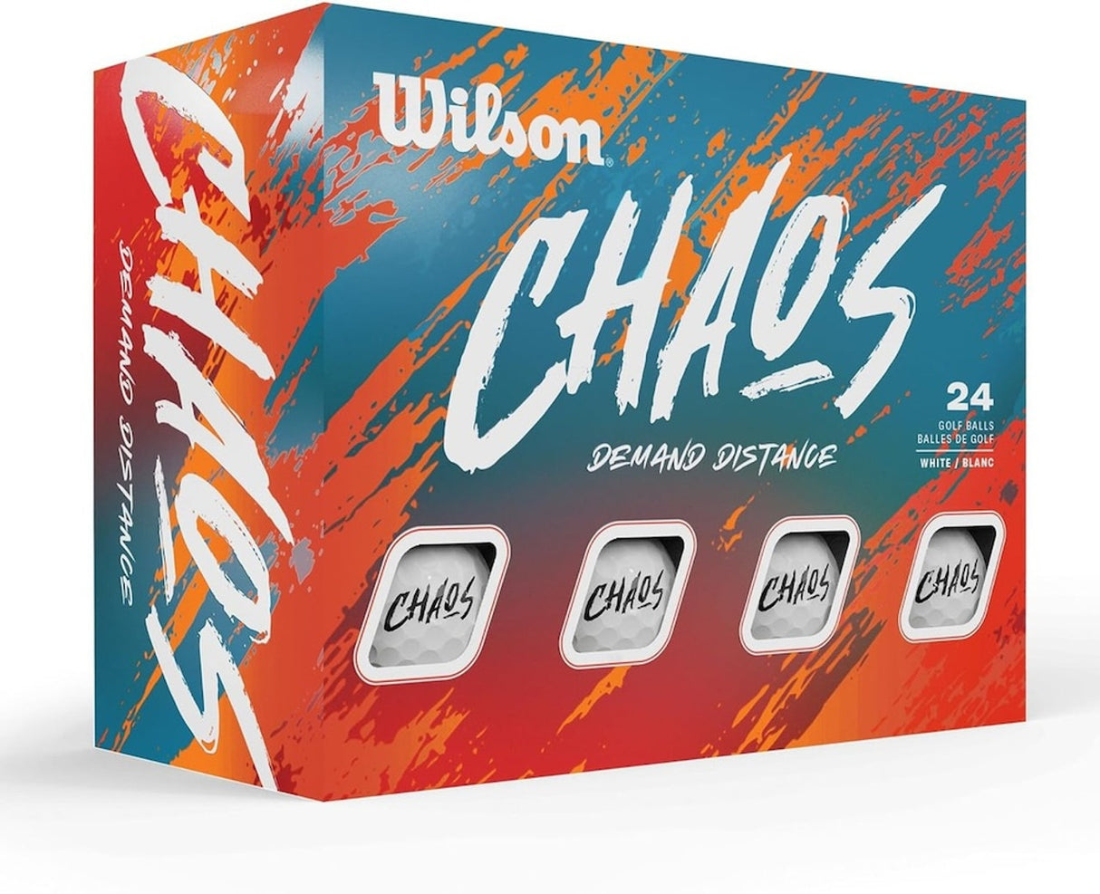 WILSON UNISEX CHAOS GOLF BALL 25