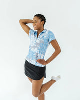 YATTA WOMENS TROPICAL MIST POLO 25