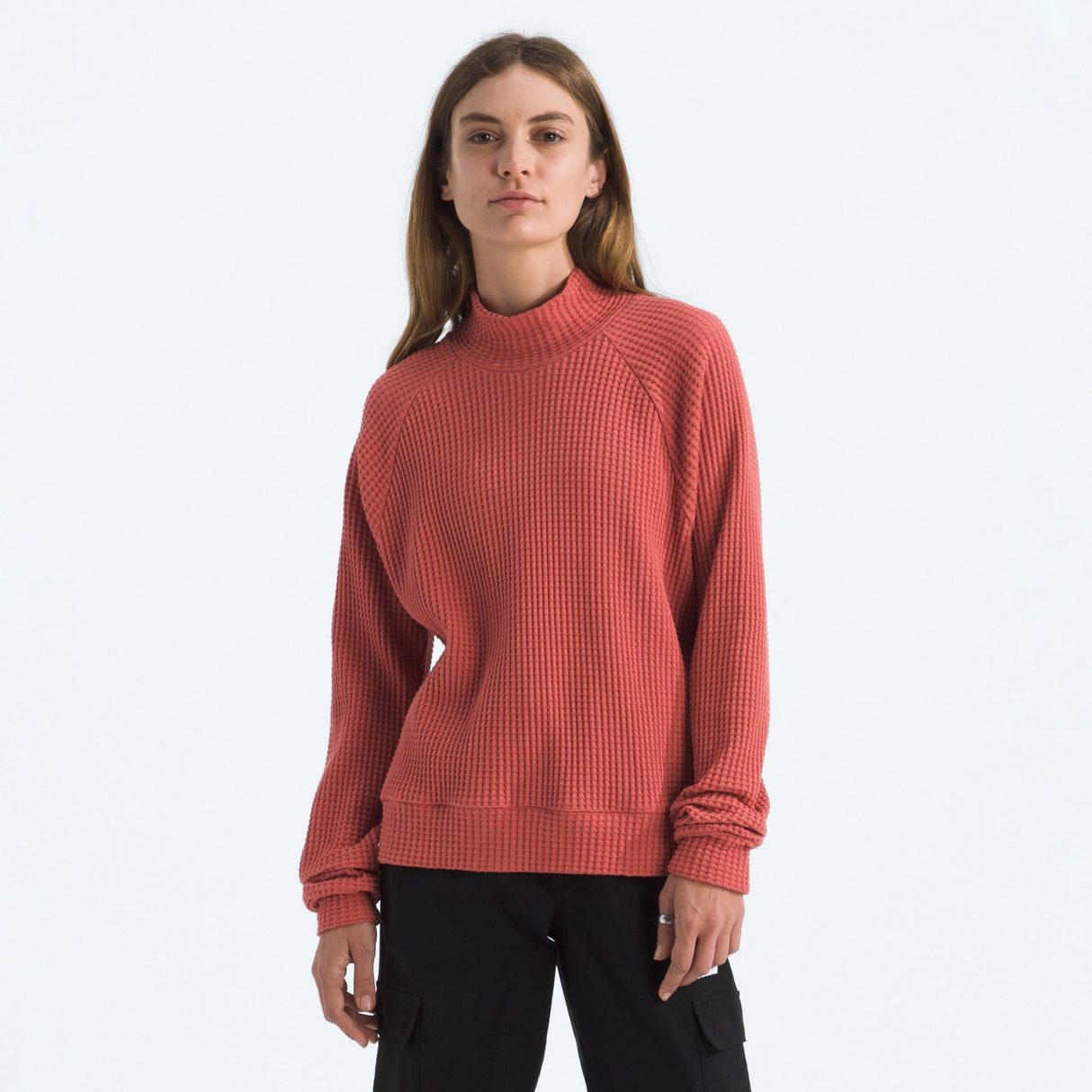 THE NORTH FACE WOMENS MOCK NECK CHABOT SWEATER