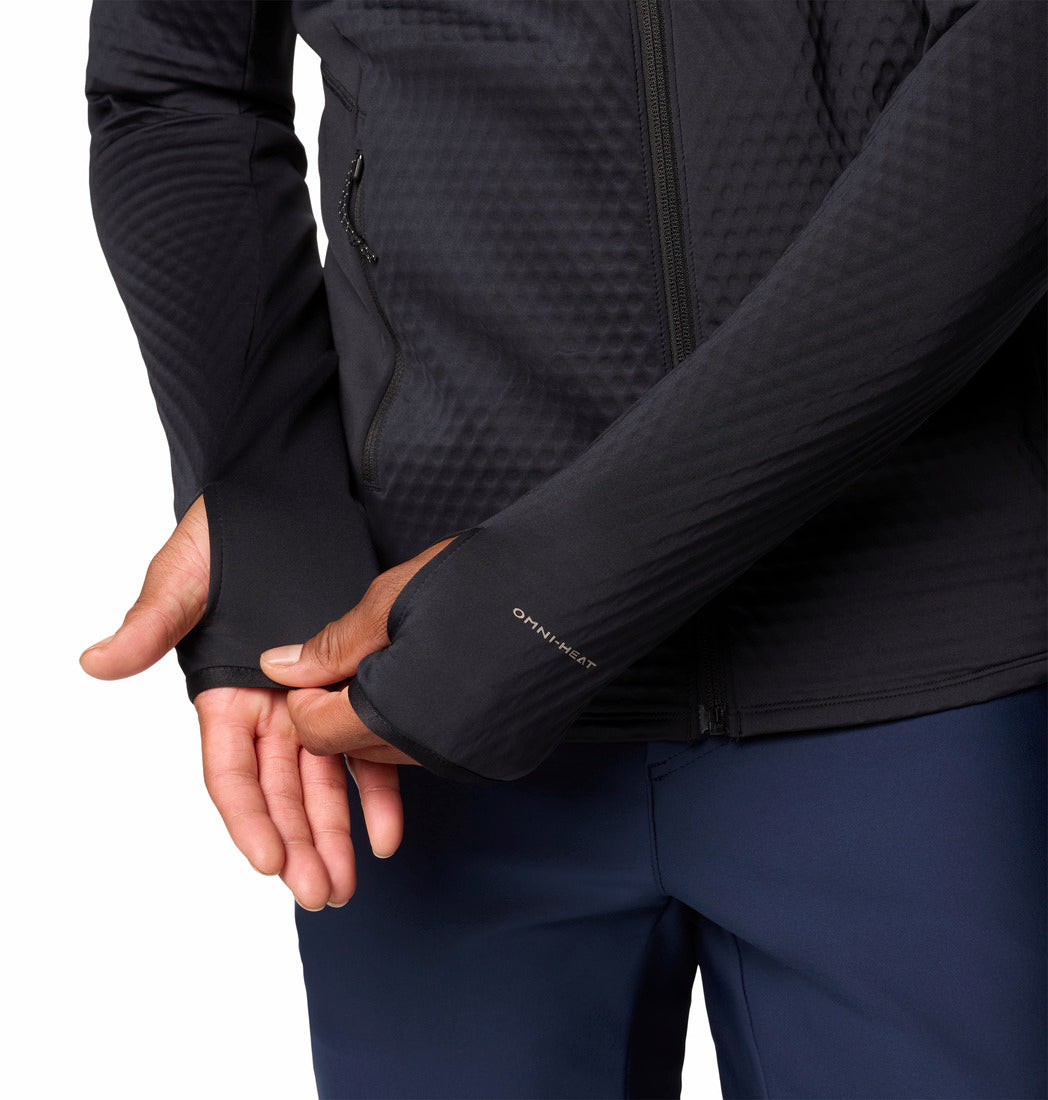 COLUMBIA MENS CRYSTAL LEAF™ OMNI-HEAT™ HELIX FULL ZIP SWEATER 25