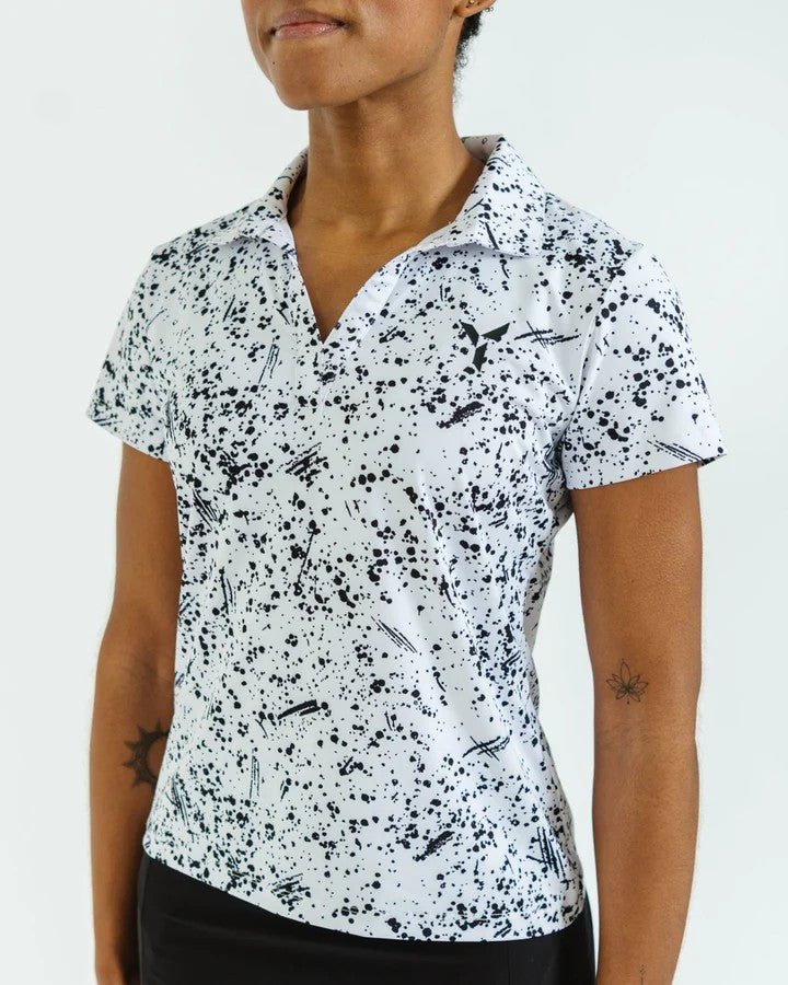 YATTA WOMENS COOKIES & CREAM POLO 25