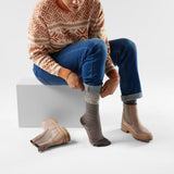 SMARTWOOL WOMENS EVERYDAY COZY POPCORN CABLE CREW SOCKS