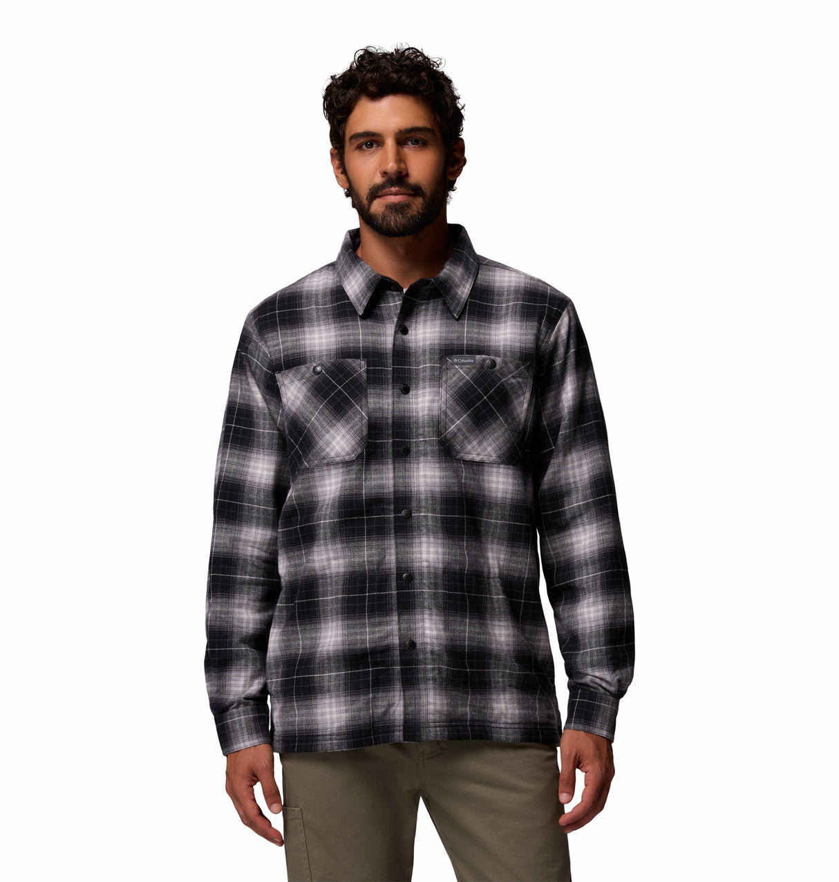 COLUMBIA MENS CORNELL WOODS™ FLEECE LINED LONG SLEEVE SHIRT