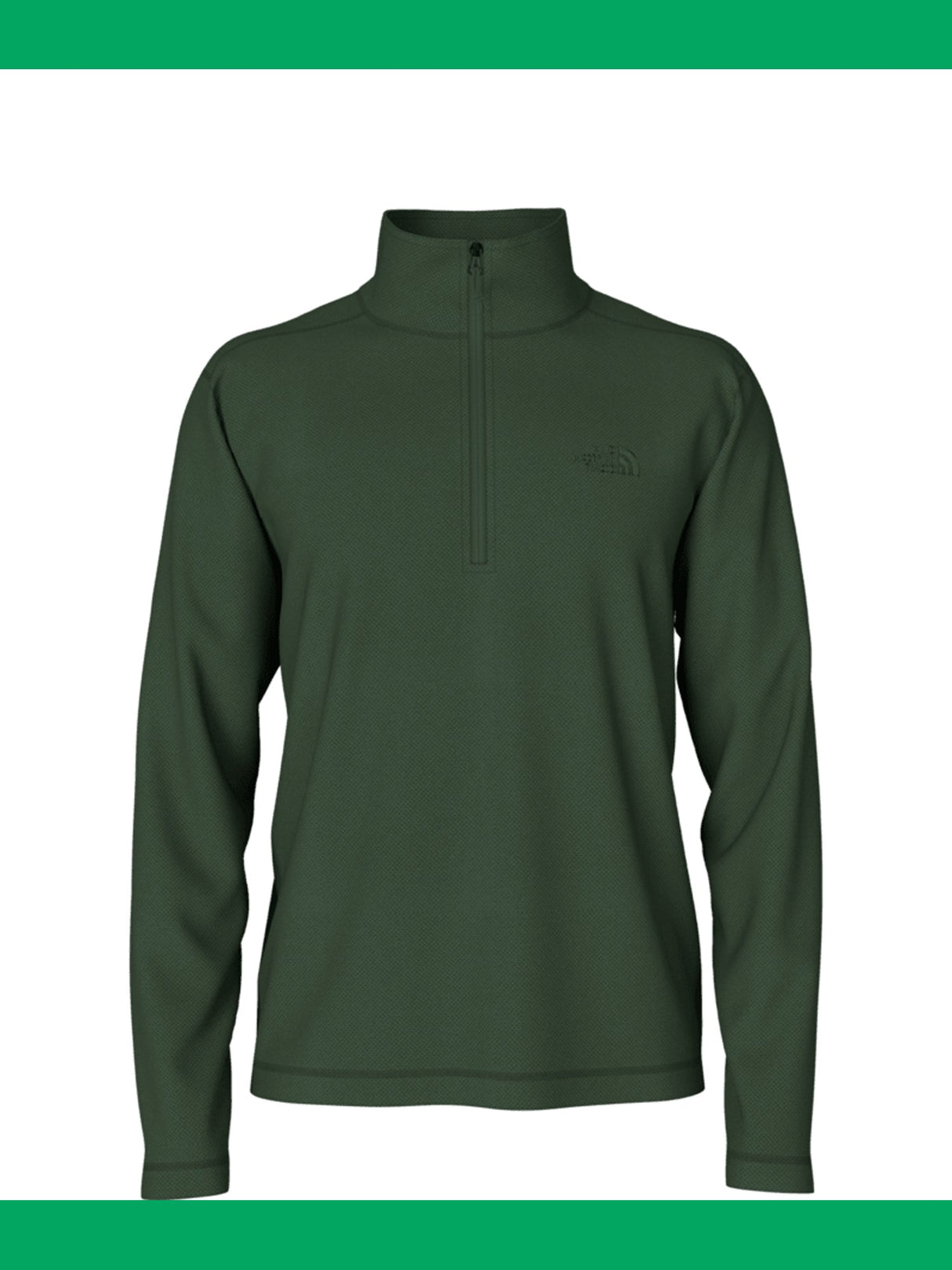 THE NORTH FACE MENS TEXTURED CAP ROCK ¼ ZIP SWEATER