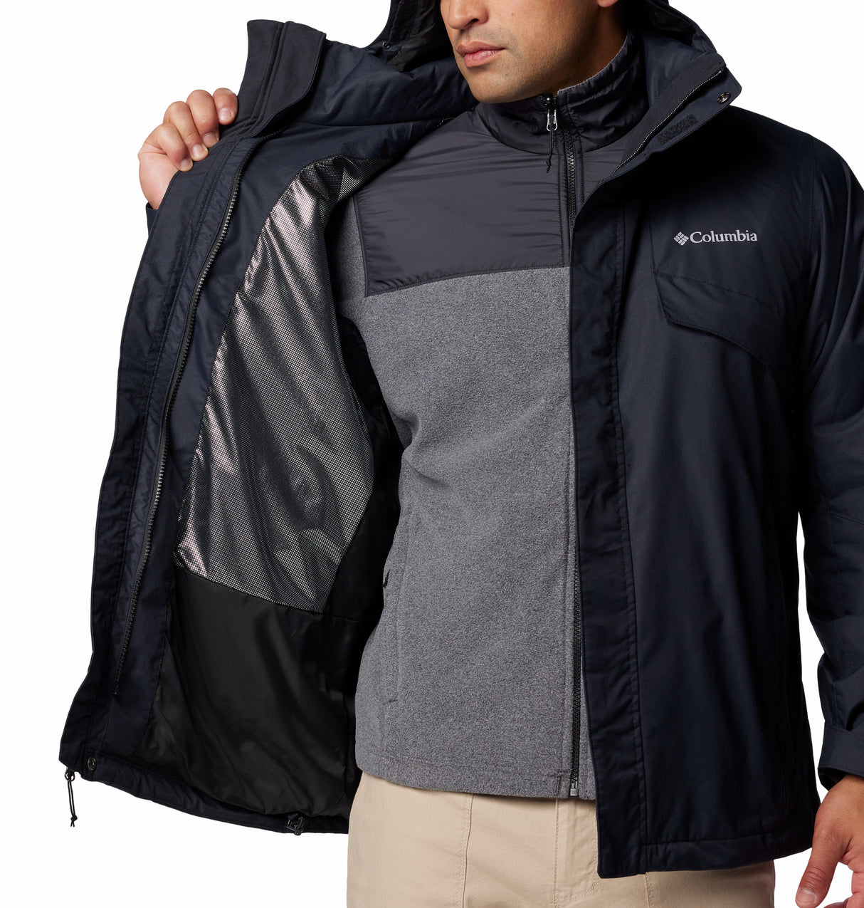 COLUMBIA MENS BUGABOO™ III FLEECE INTERCHANGE WINTER JACKET 26