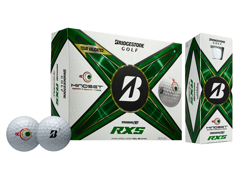 BRIDGESTONE UNISEX TOUR B RXS MINDSET GOLF BALL 25