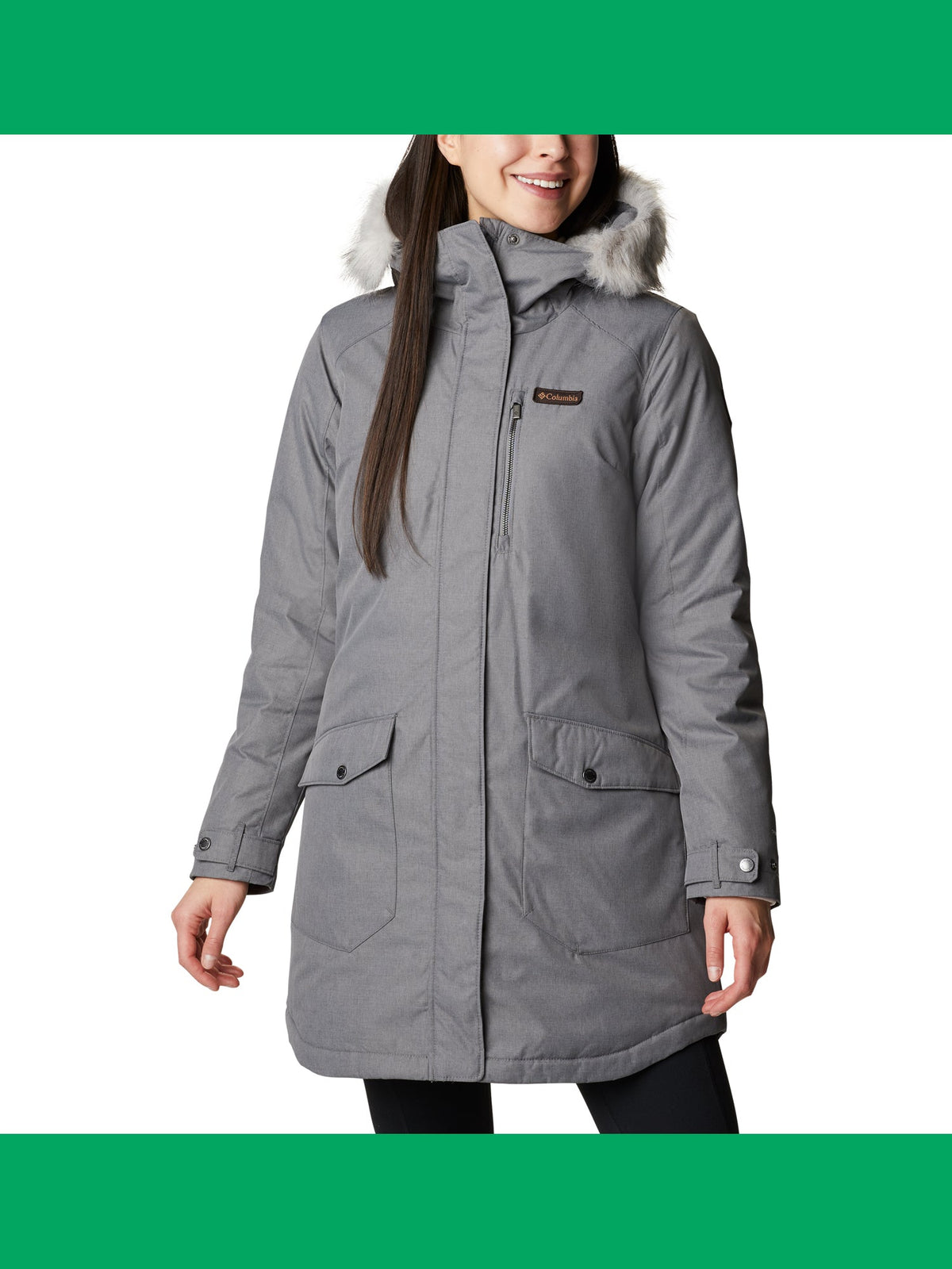 COLUMBIA WOMENS SUTTLE MOUNTAIN™ LONG INSULATED WINTER JACKET