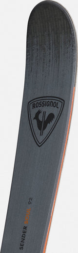 ROSSIGNOL MENS SENDER SOUL 92 W/ XP11 GW DOWNHILL SKIS 26