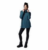 COLUMBIA WOMENS HOLLY HIDEAWAY™ WAFFLE COWL NECK LONG SLEEVE SHIRT 26