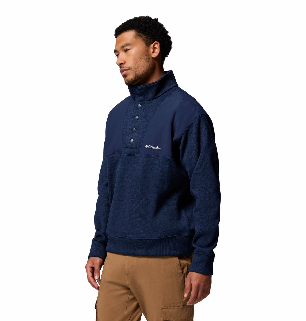 COLUMBIA MENS SWEATER WEATHER™ RELAXED FIT 1/4 ZIP SWEATER