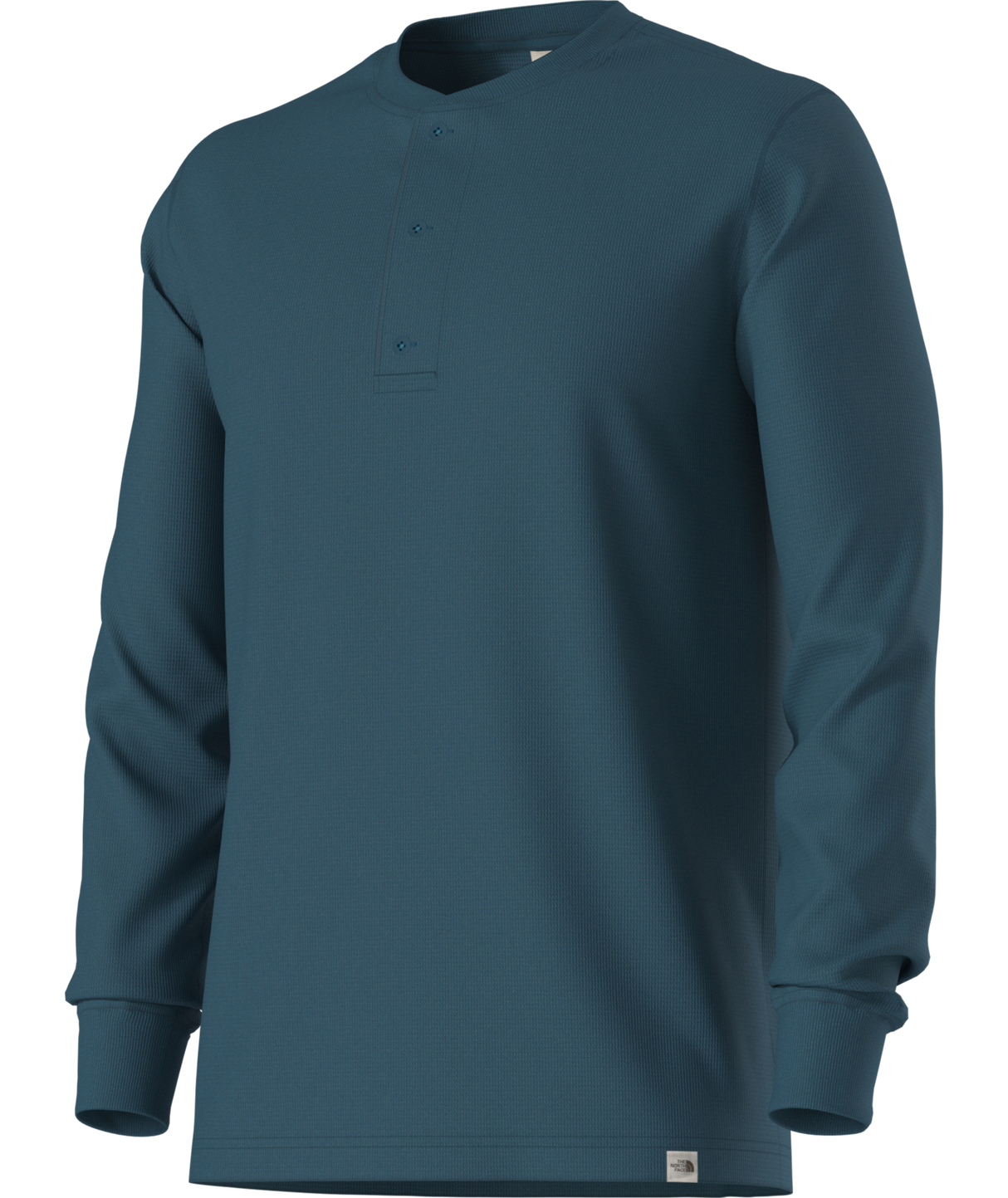 THE NORTH FACE MENS WAFFLE HENLEY LONG SLEEVE SHIRT
