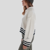 JETTY WOMENS TYBEE HENLEY SWEATER 26